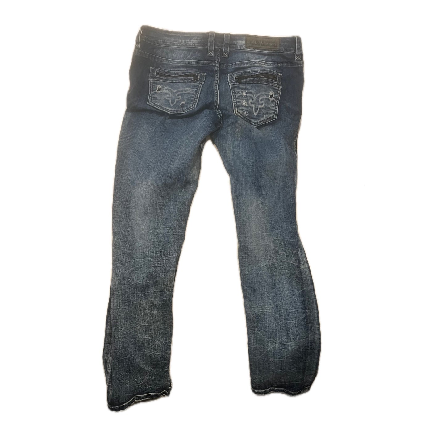 Rock Revival Moto Jeans Margot Desgastados 33x30