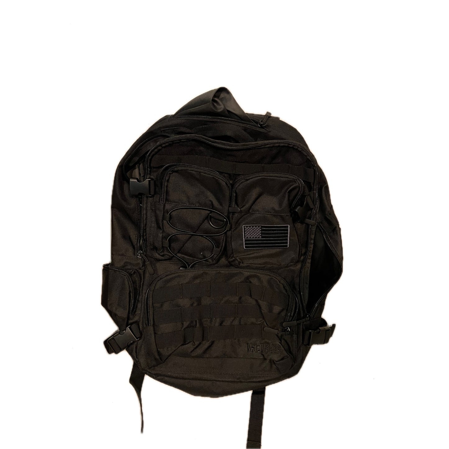 Runs Deep Green Camo Tactical Backpack