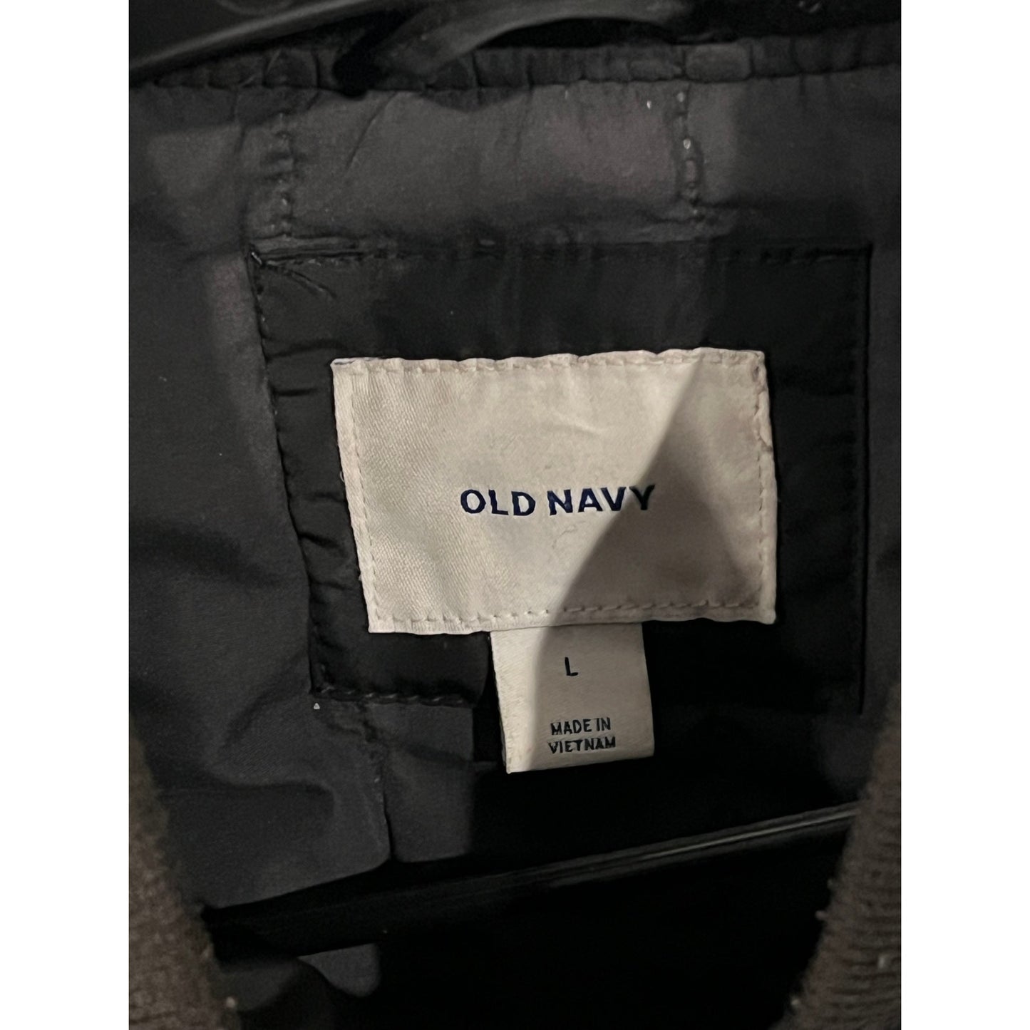 Blouson aviateur noir Old Navy, taille L femme