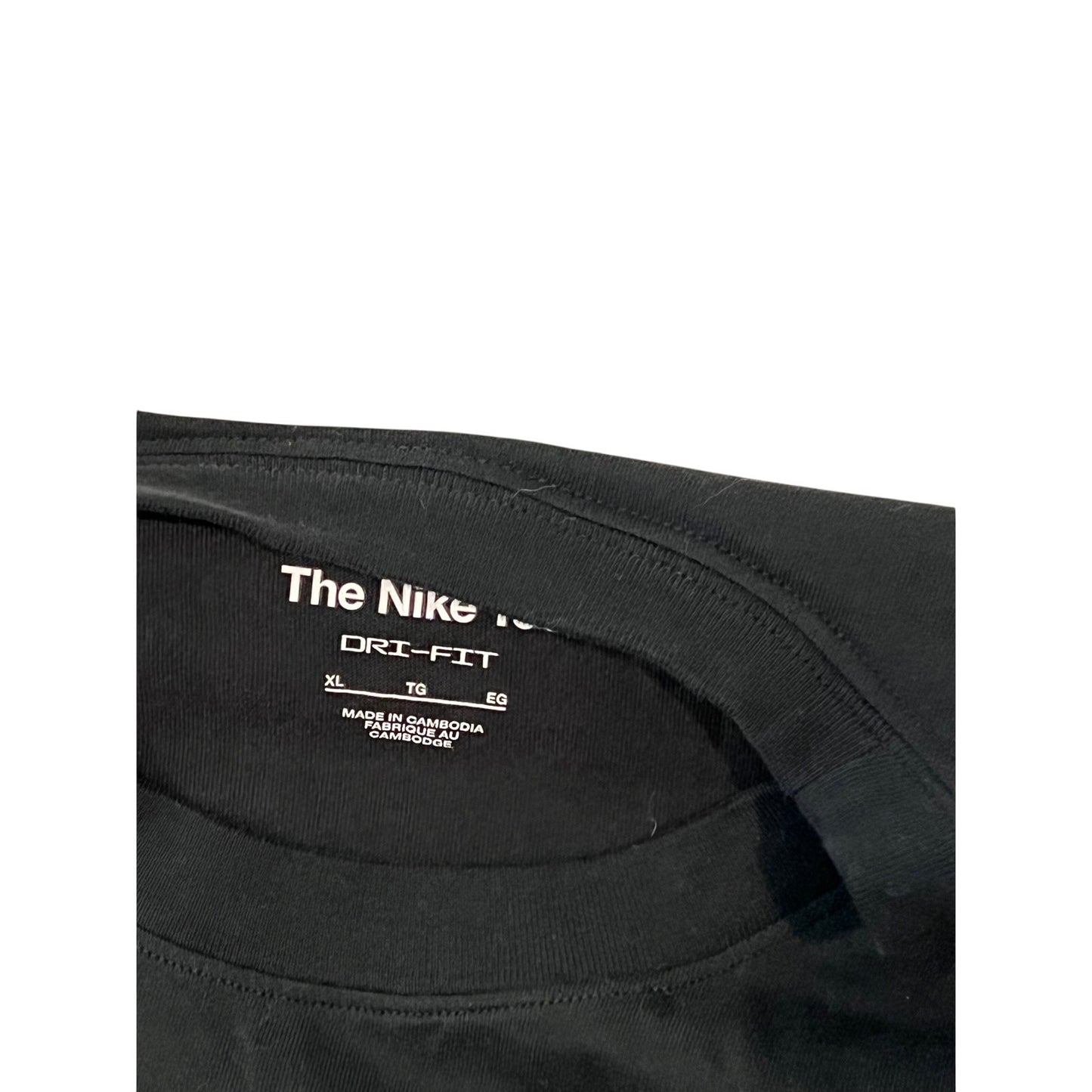 The Nike Tee Dri Fit Black T-Shirt  Mens XL