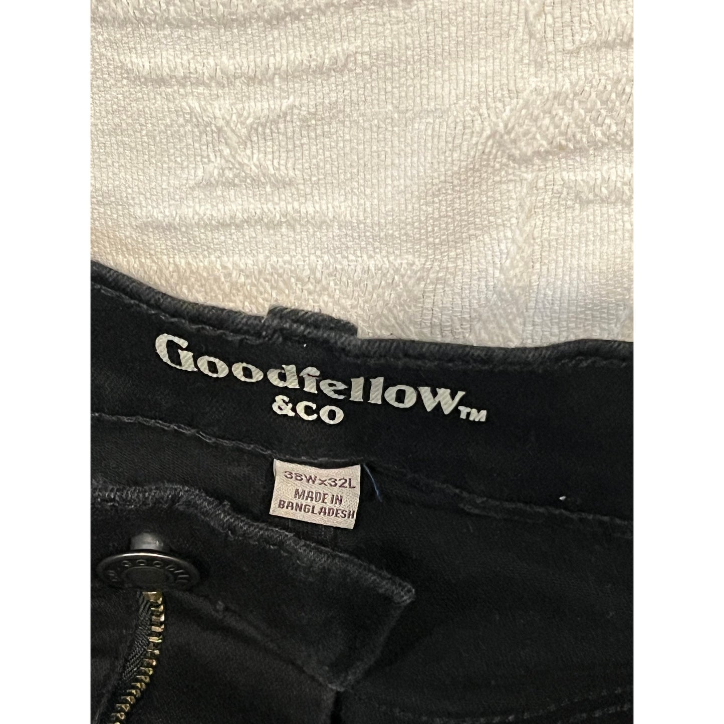 Goodfellow Slim Fit Black Jeans Mens 38x32