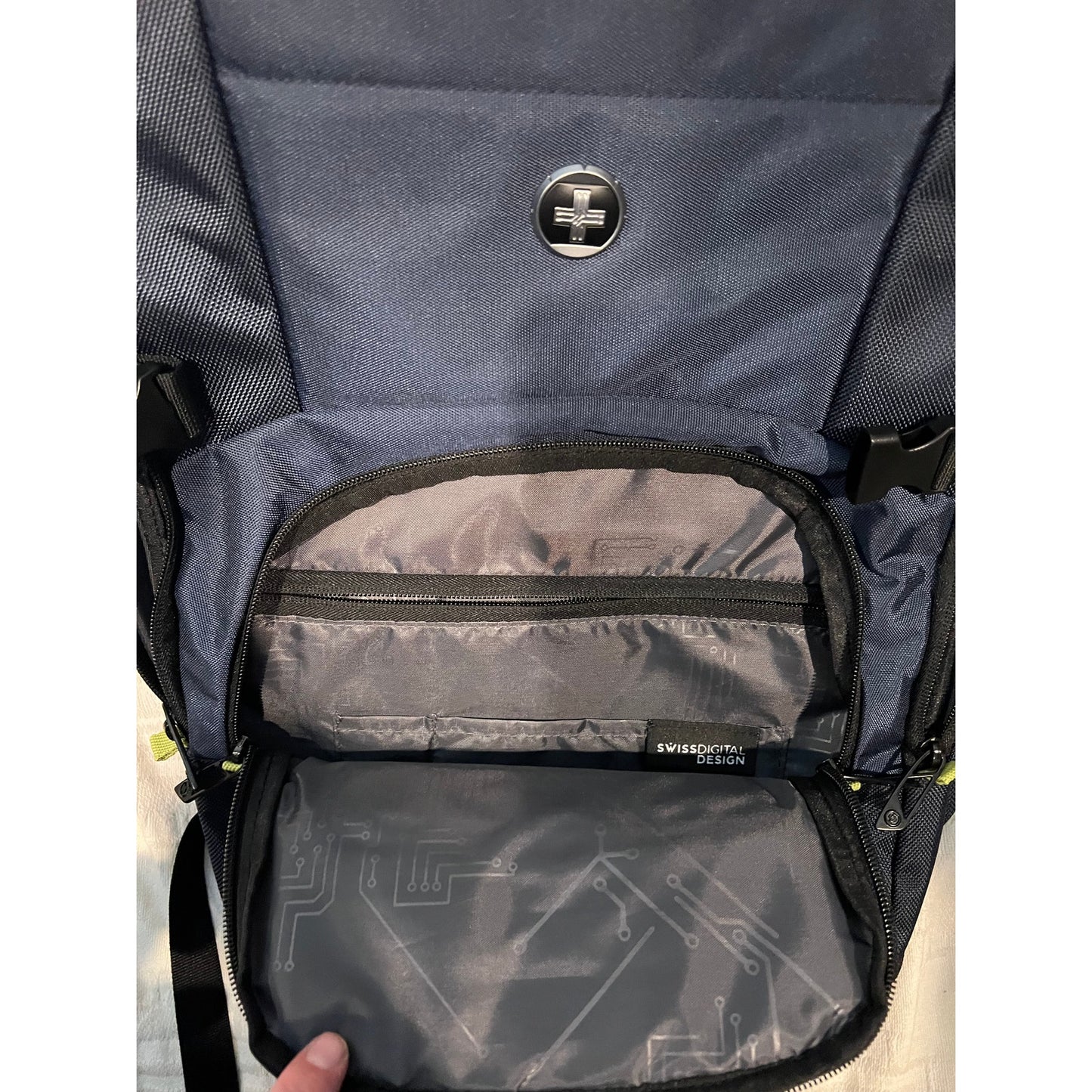 Swissdigital Design - Circuit Backpack - Blue and Black