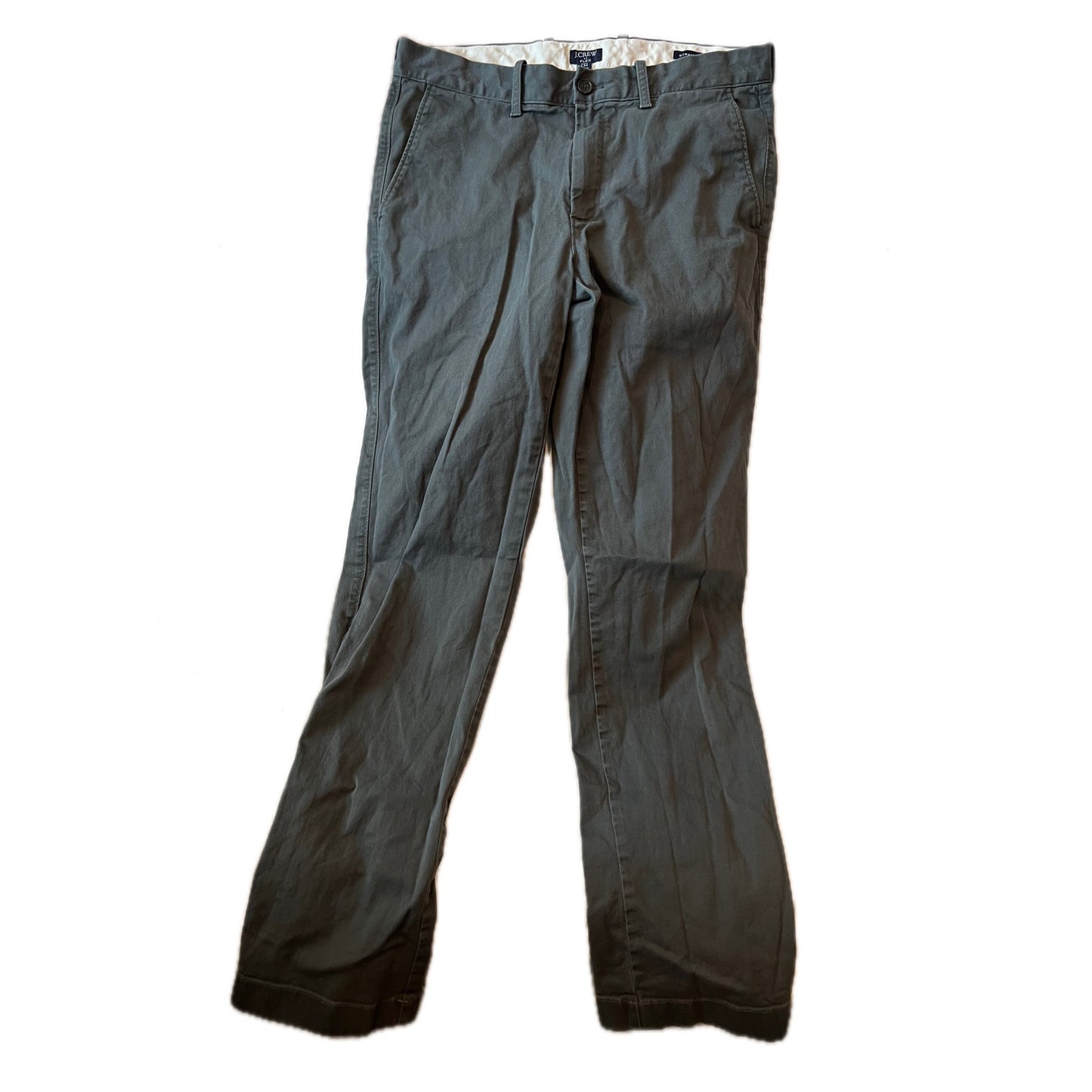 J Crew Chino Droit Devant Plat Flex Homme 32X34