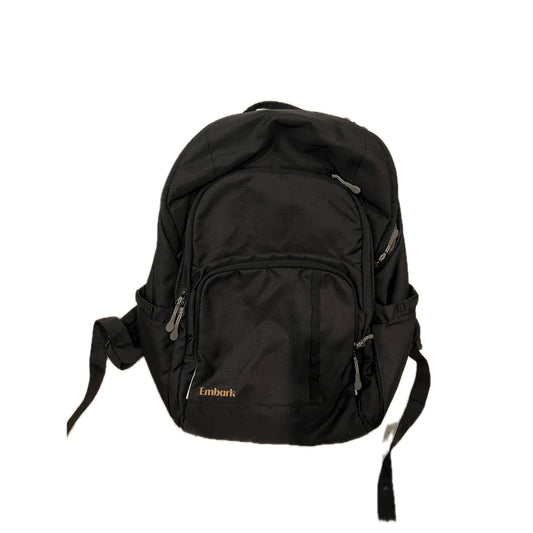Embark Black Gold Padded Backpack