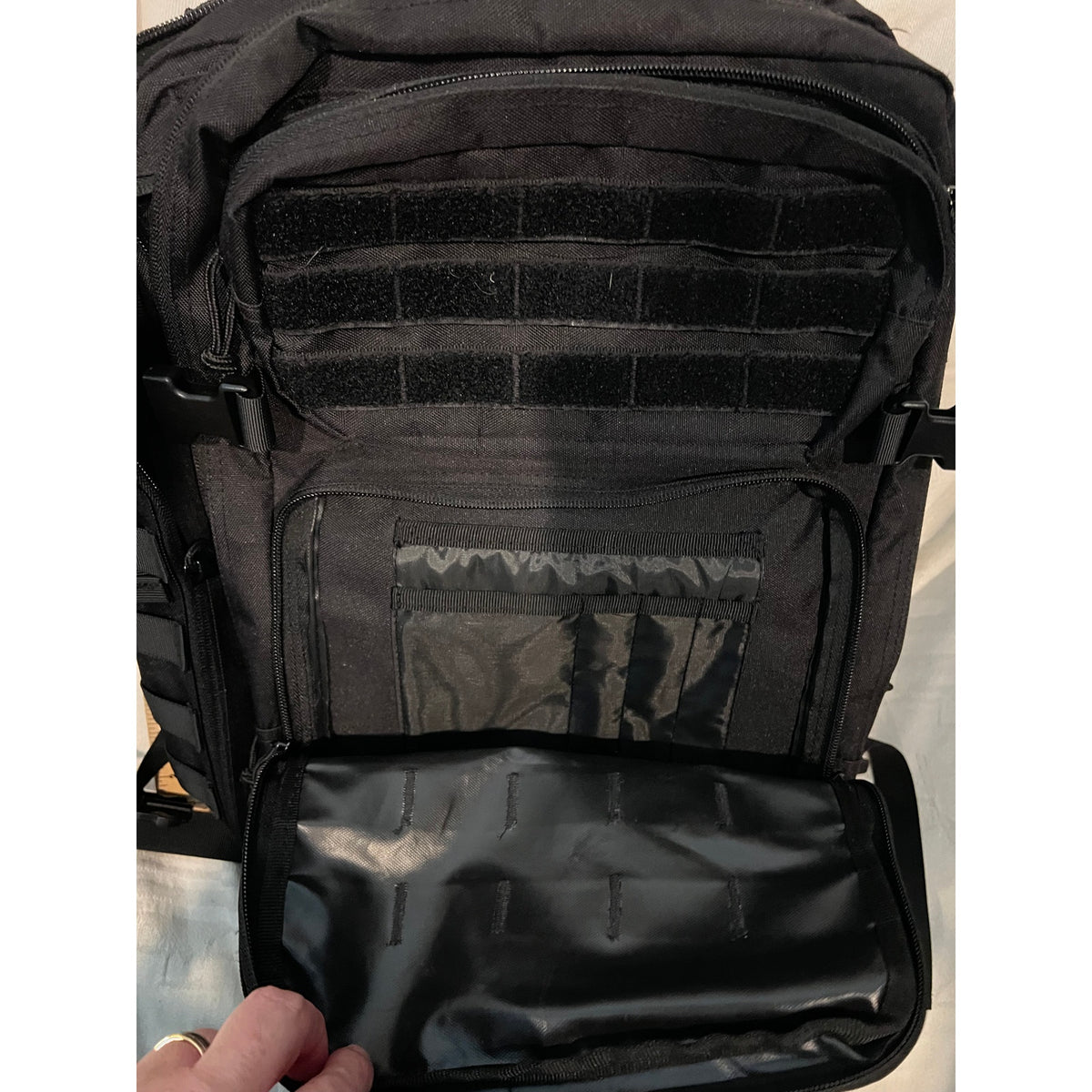 Wotony Tactical Backpack Black 35L