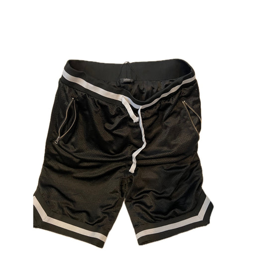 Pantalones cortos de baloncesto negros Victorious para hombre L