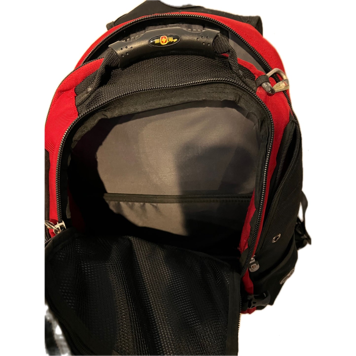 Mochila para portátil Swiss Gear 1900 ScanSmart rojo y negro