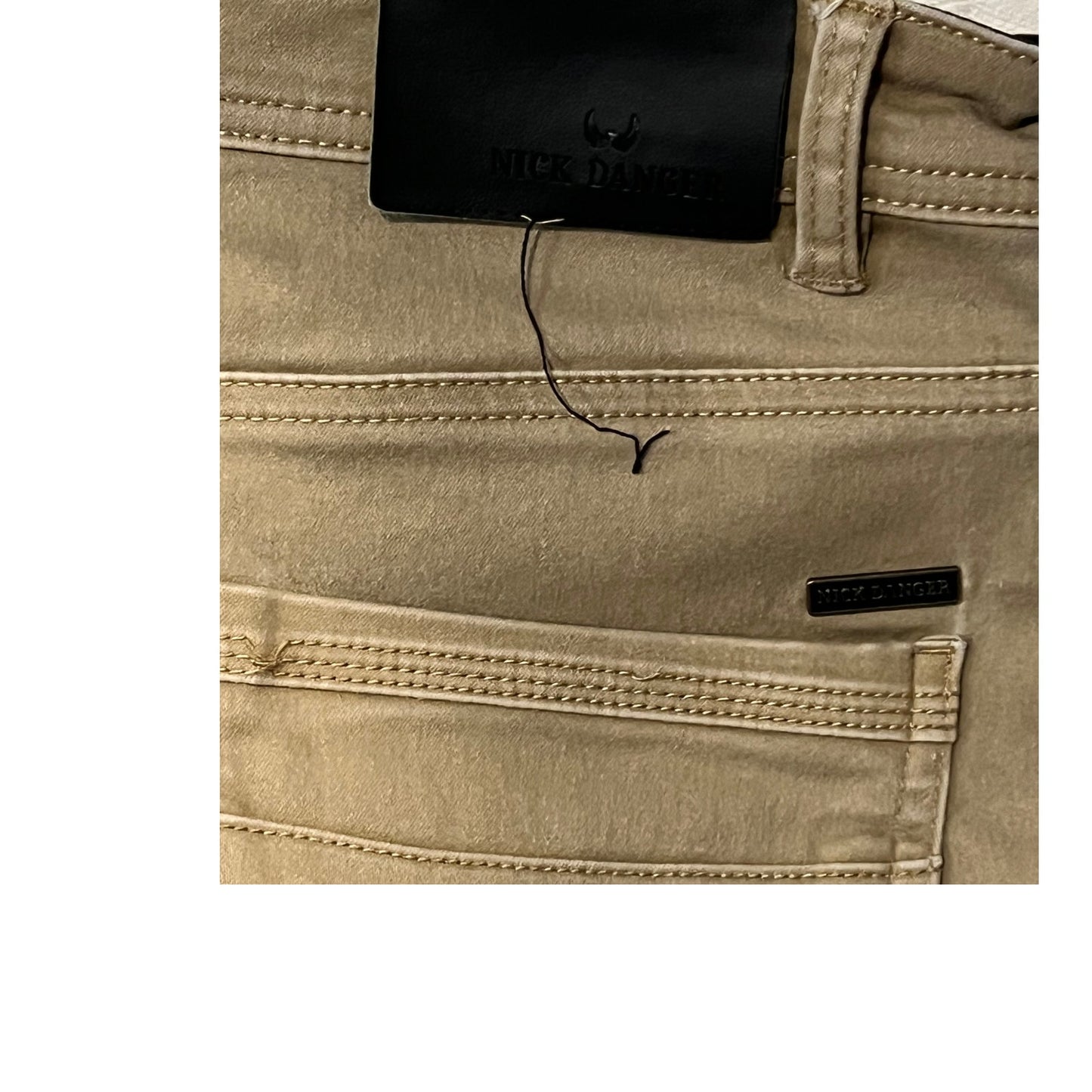 Nick Danger Jeans entallados color beige para hombre 32x30