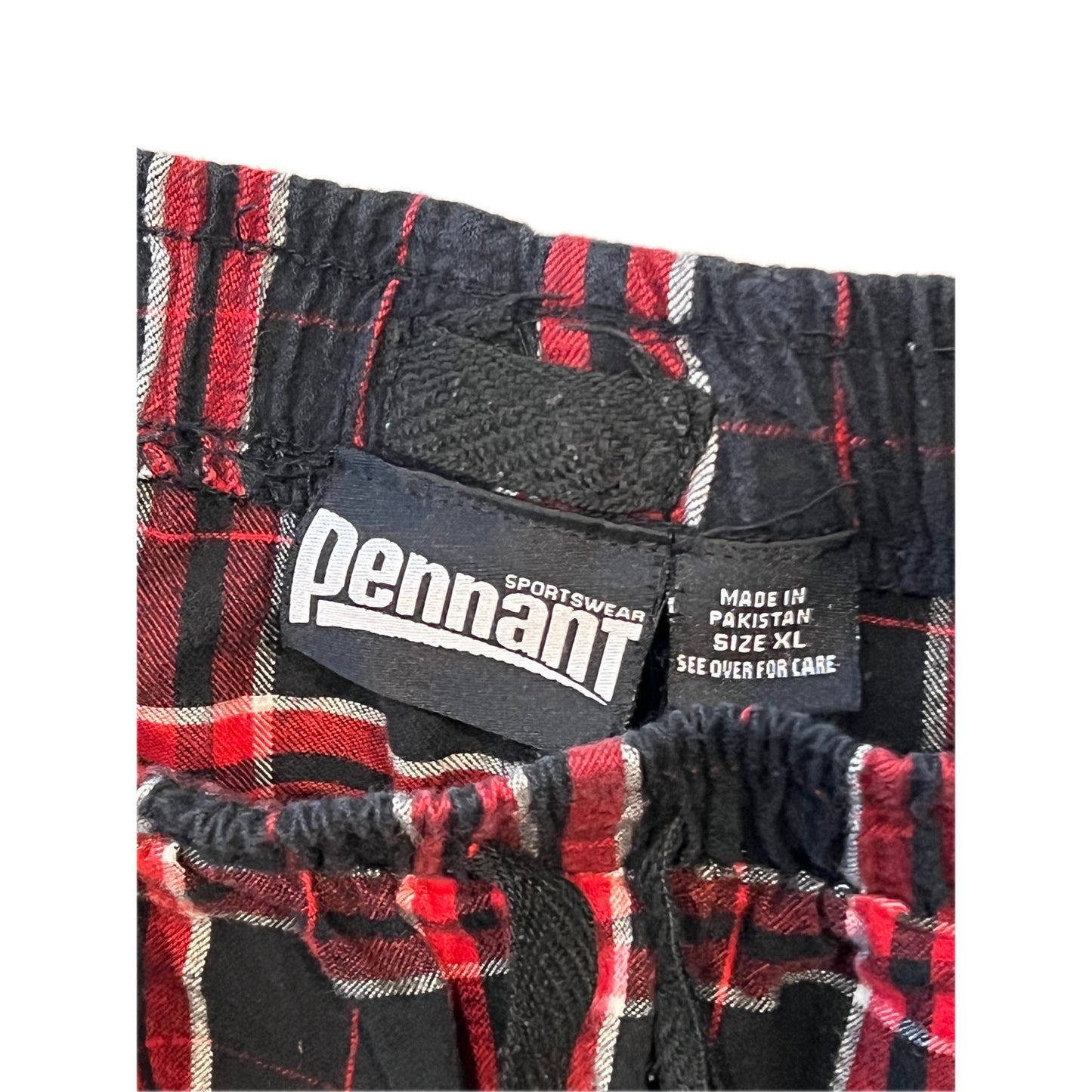 Pantalon de nuit et de détente Pennant Horseman à carreaux rouges pour homme, taille XL