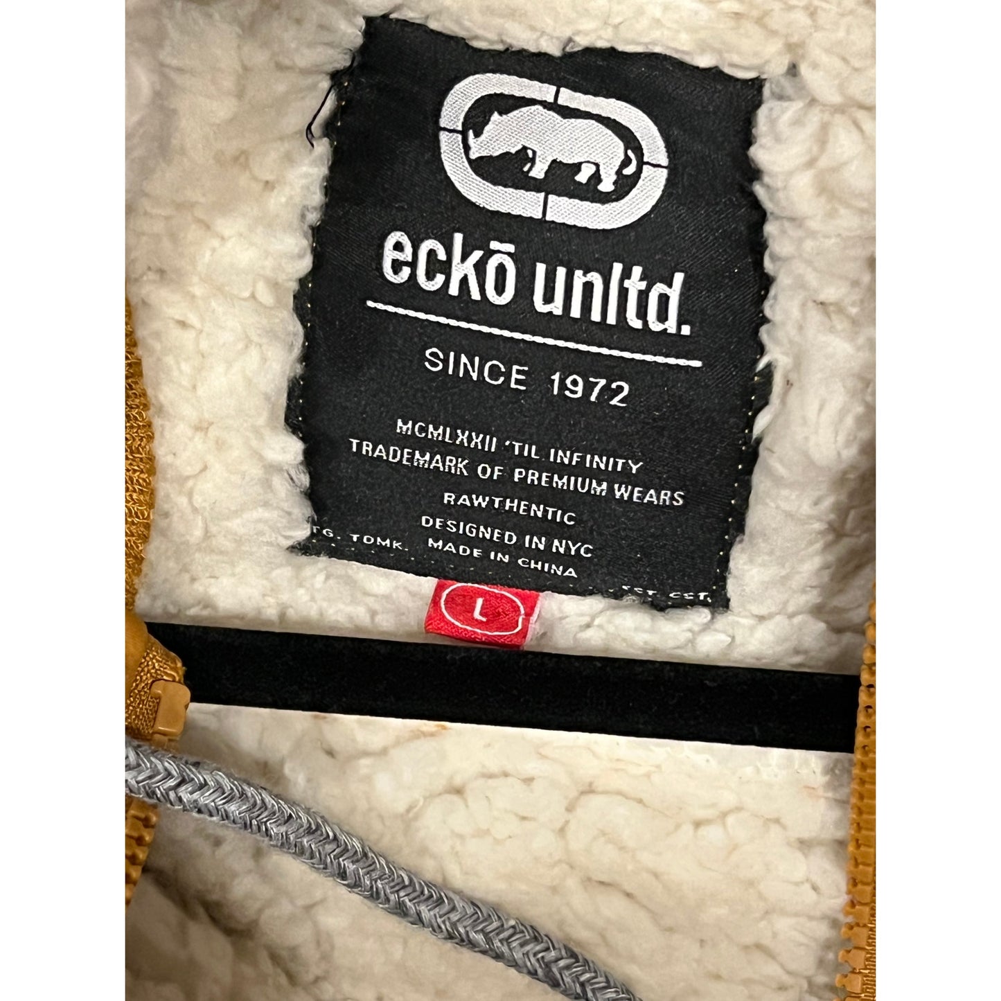 Ecko Unltd. Full Zip Insulated Hoodie/Jacket Mens L