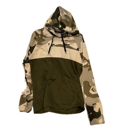Nike Brown Gray Camo Pullover Hoodie Mens L