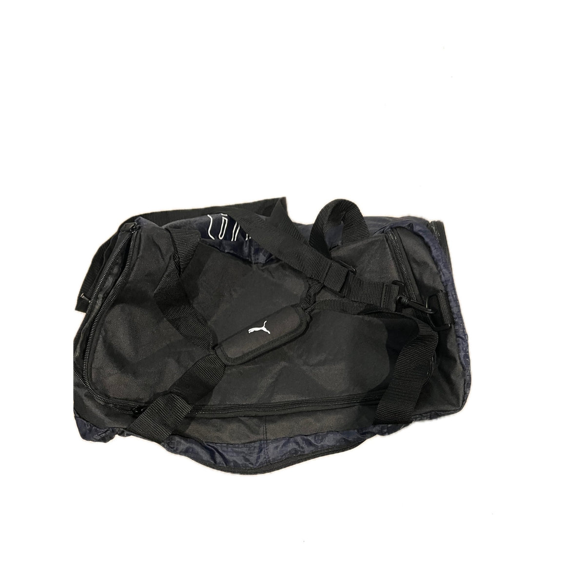 Puma Accelerator Blue Black White Duffel Bag 21"x10.5"x9.5"