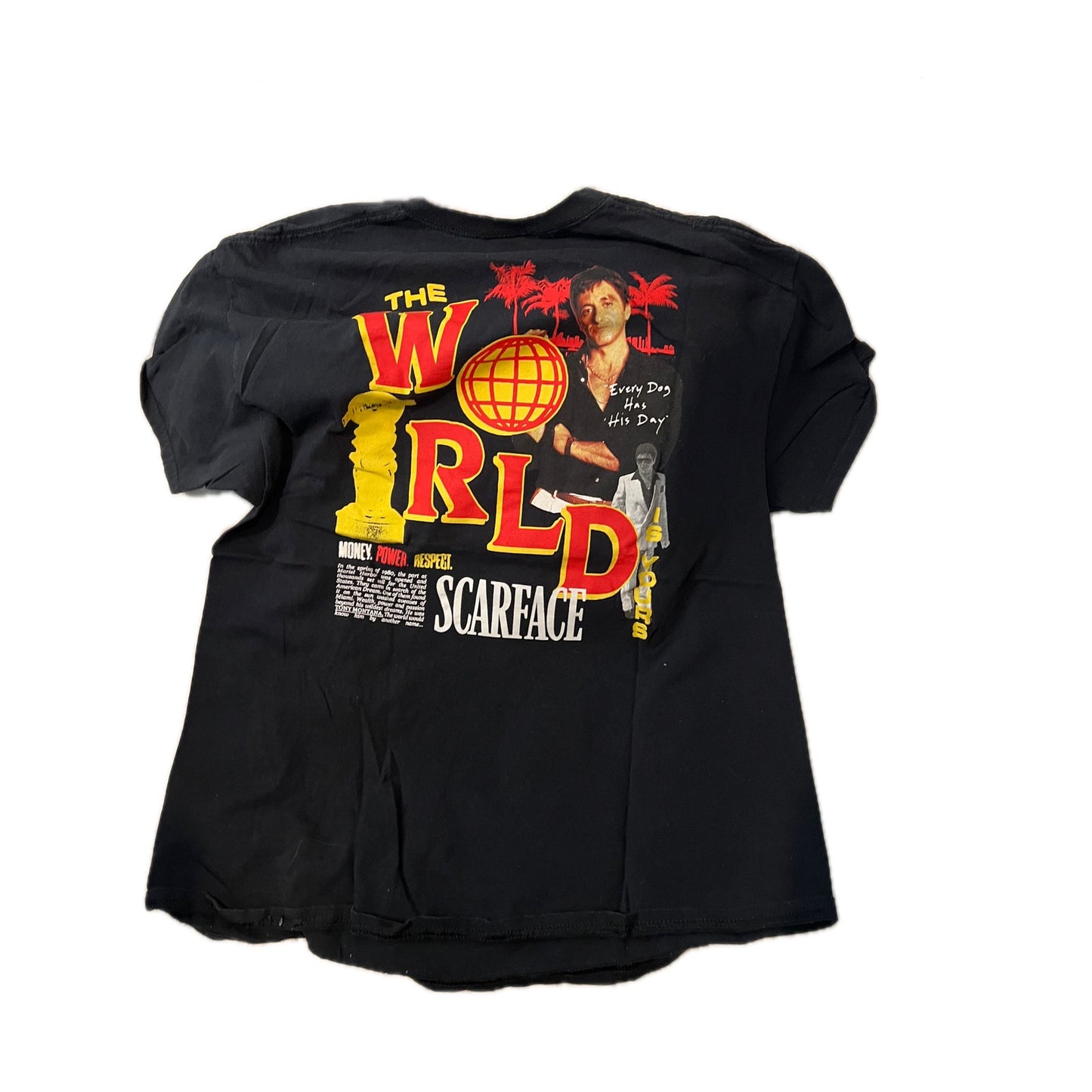 Scarface Vengeance  Ripple Junction Black T-Shirt Mens XL