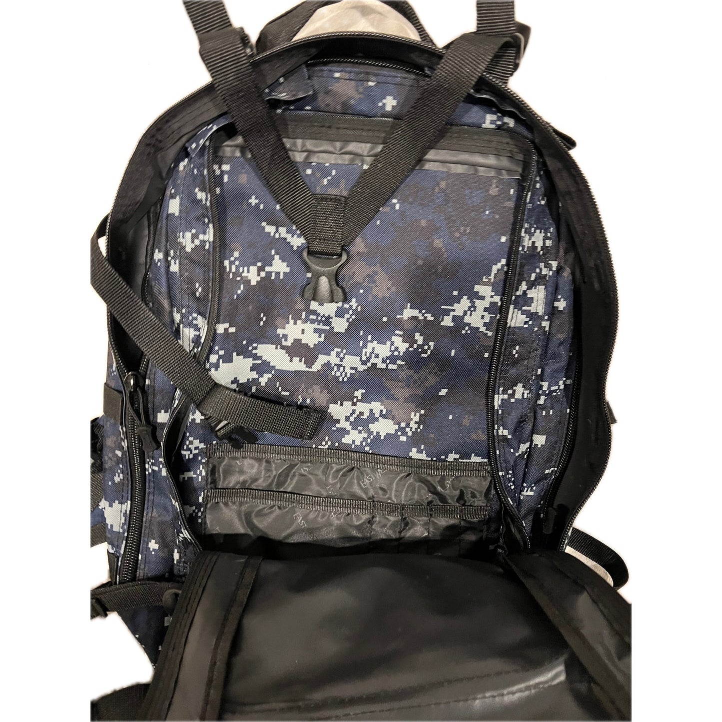 Generic Blue Black Camo Tactical Backpack