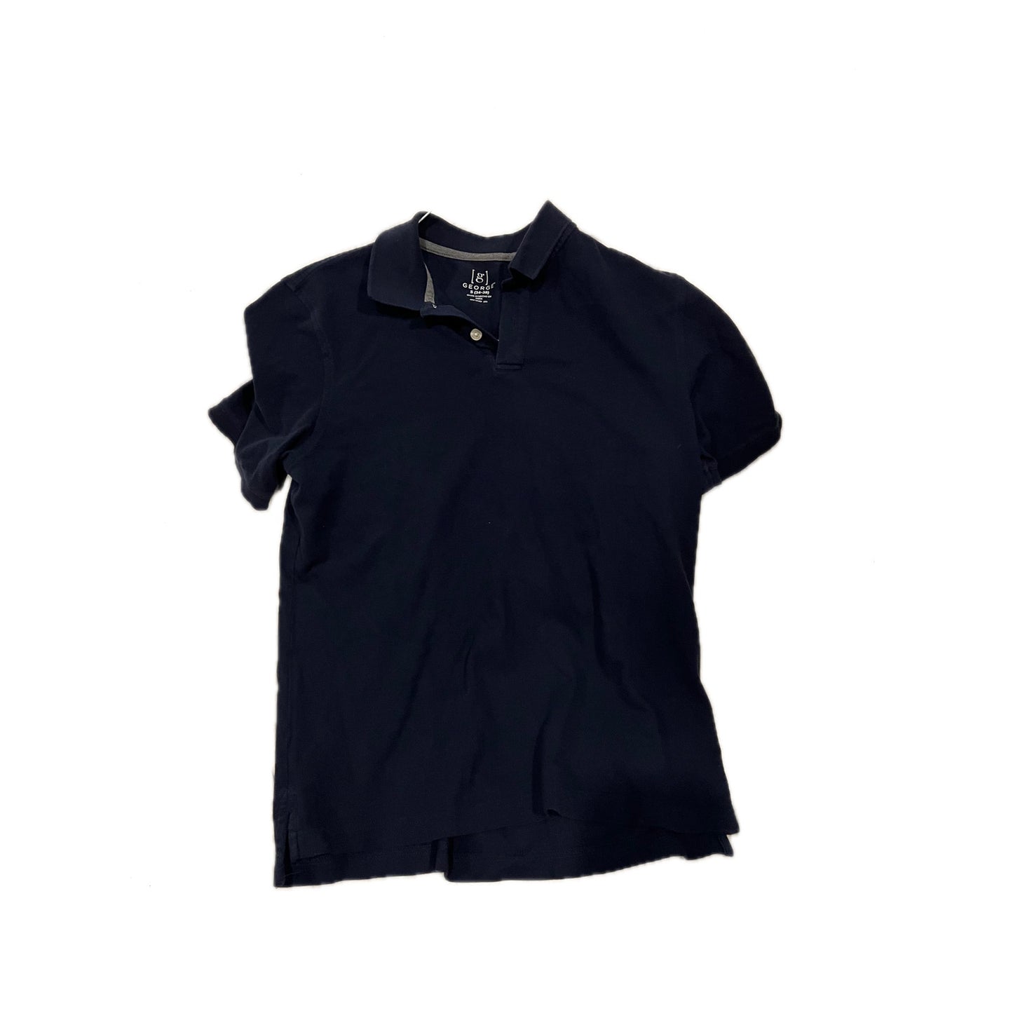 George Navy Blue Polo Shirt Mens S (34-36)