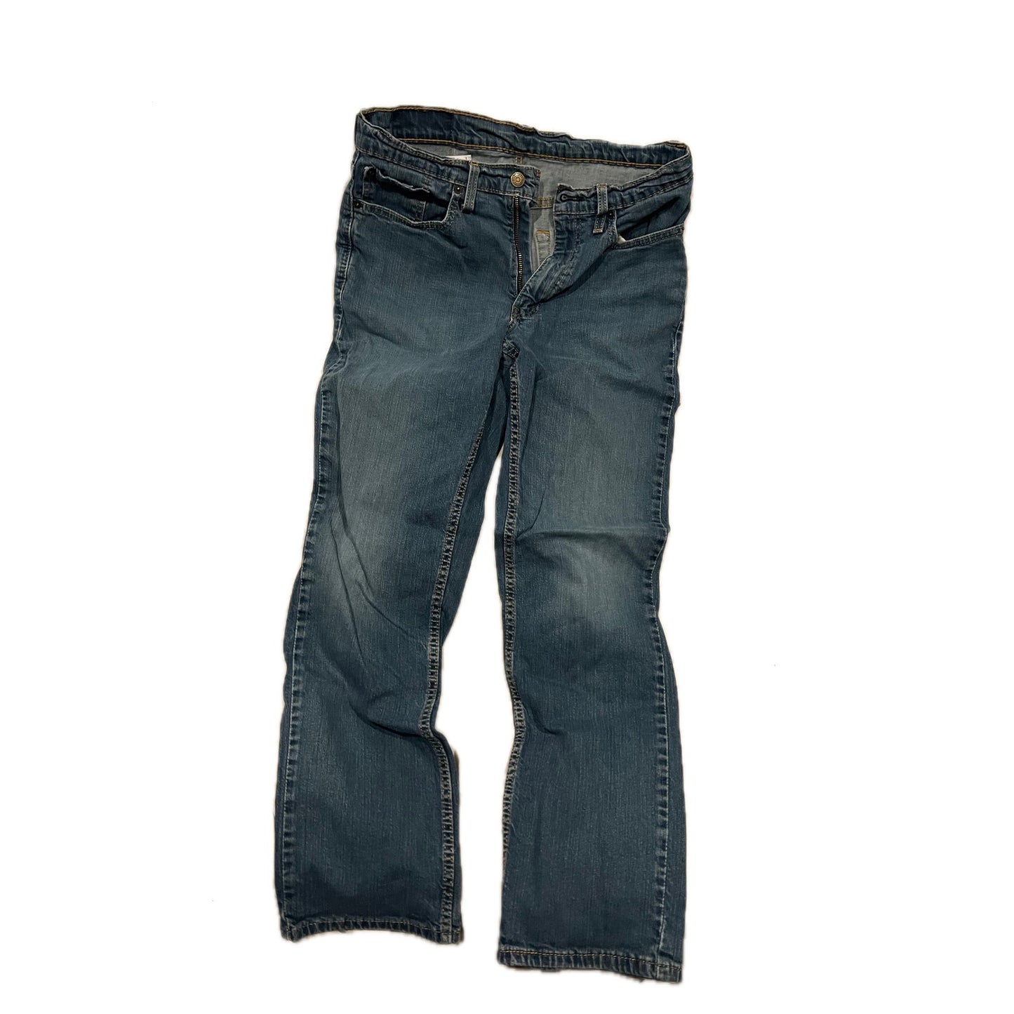 Levi's 514 Regular Fit Straight Brown Jeans Mens 32x30