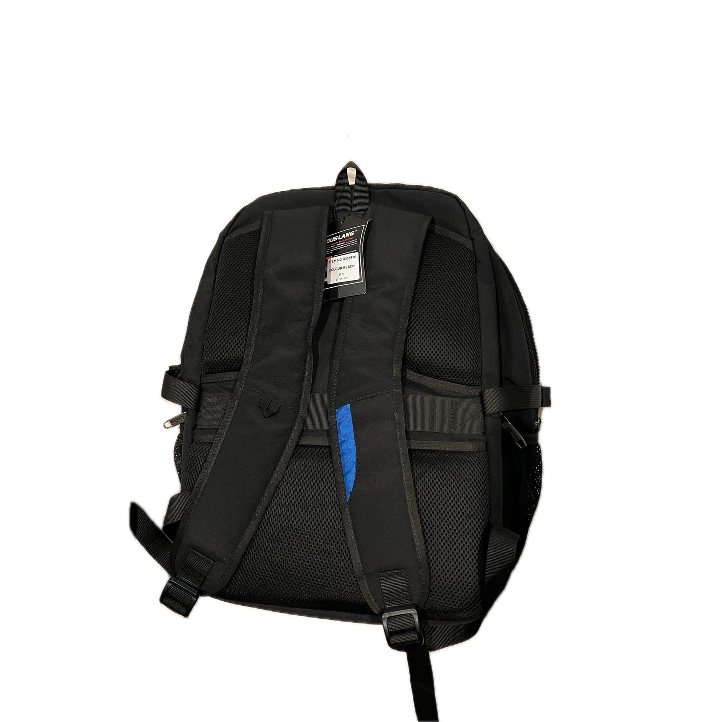 Duslang Padded Computer Black Backpack