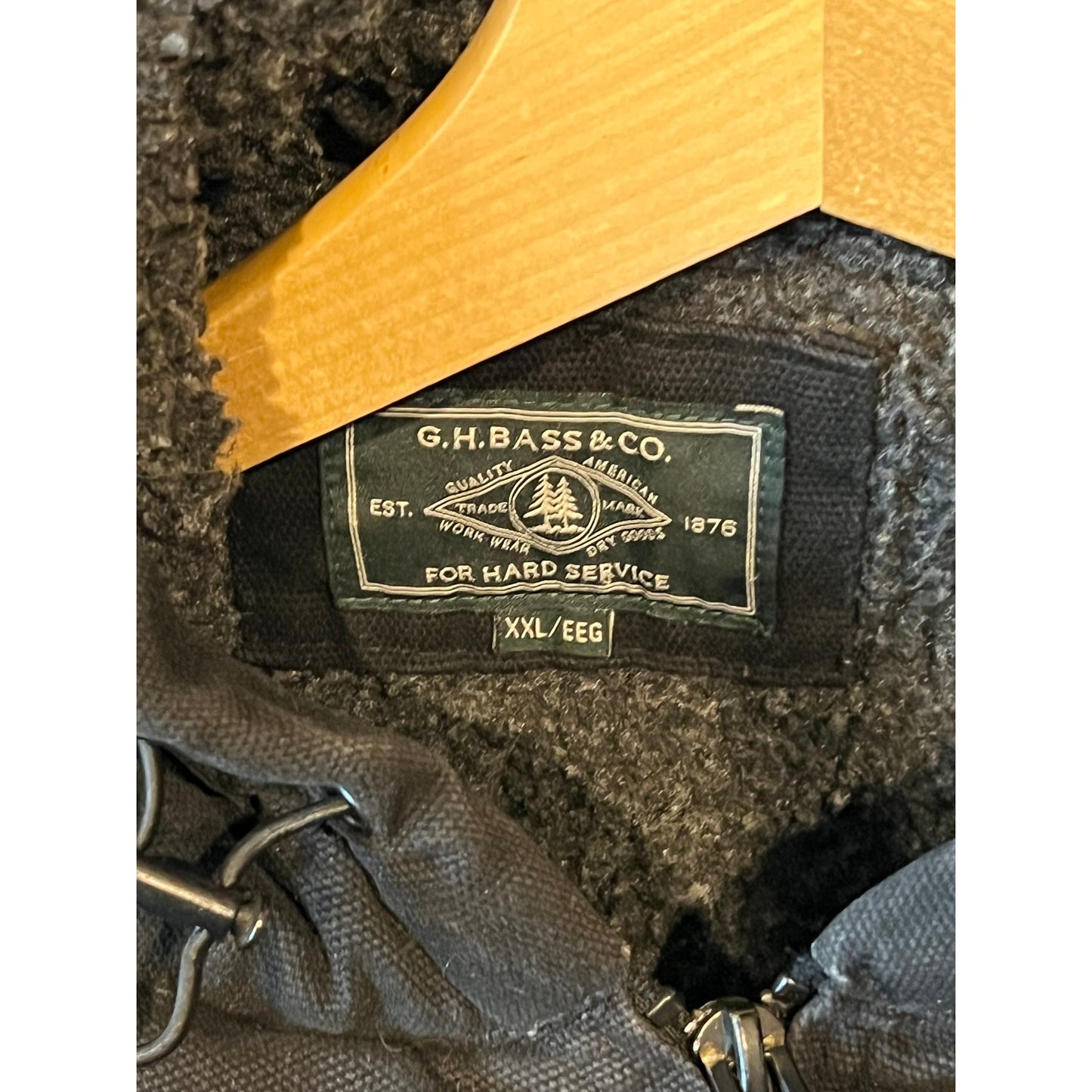 GH Bass Denim Work Jacket Mens XXL