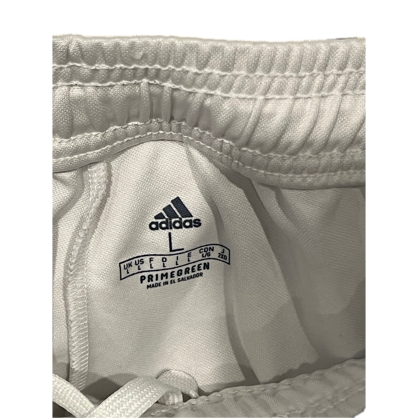Adidas Straight Ankle White Sweatpants Mens Large