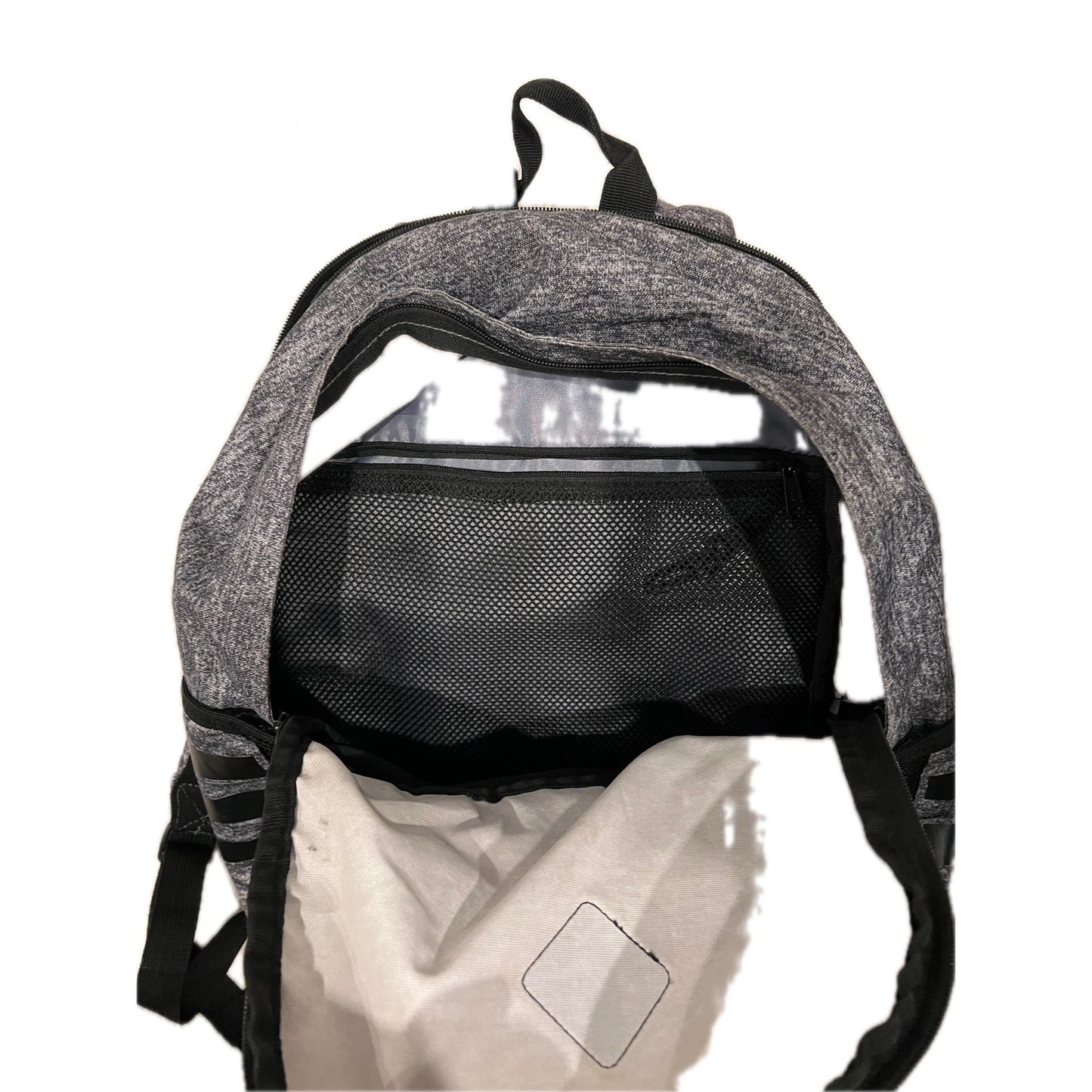 Adidas Classic Three Stripes Gray Black Backpack