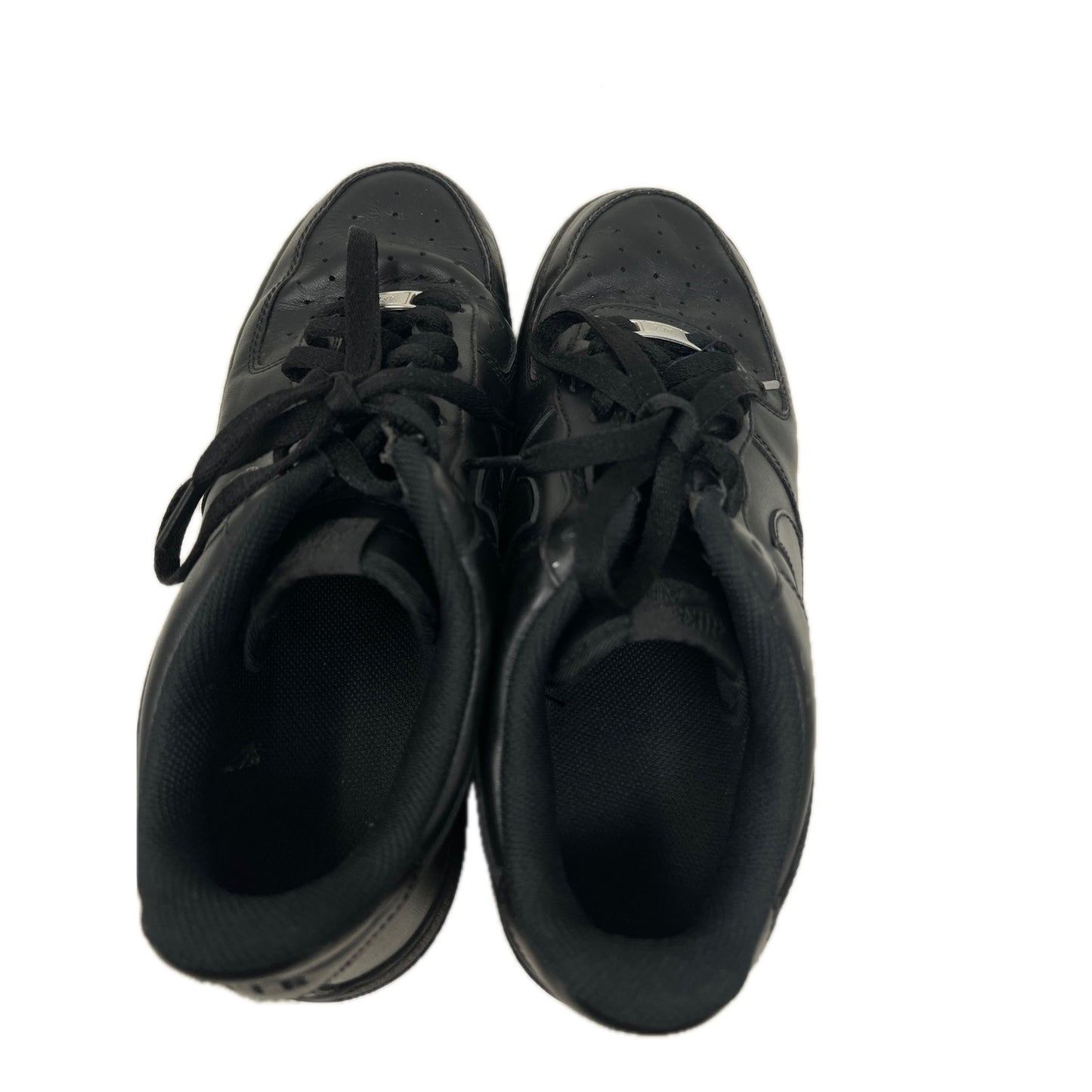 Nike Air Force 1 Low Top Black Sneakers Mens 10.5