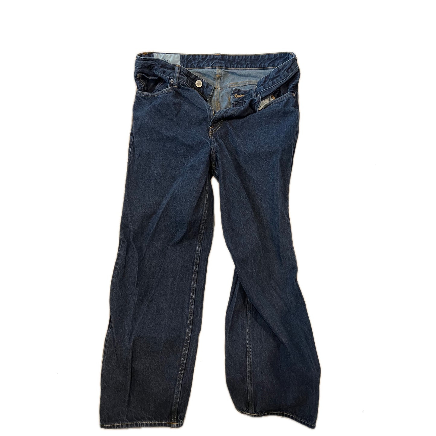 H&M Vaqueros Azules Holgados Hombre 33x32