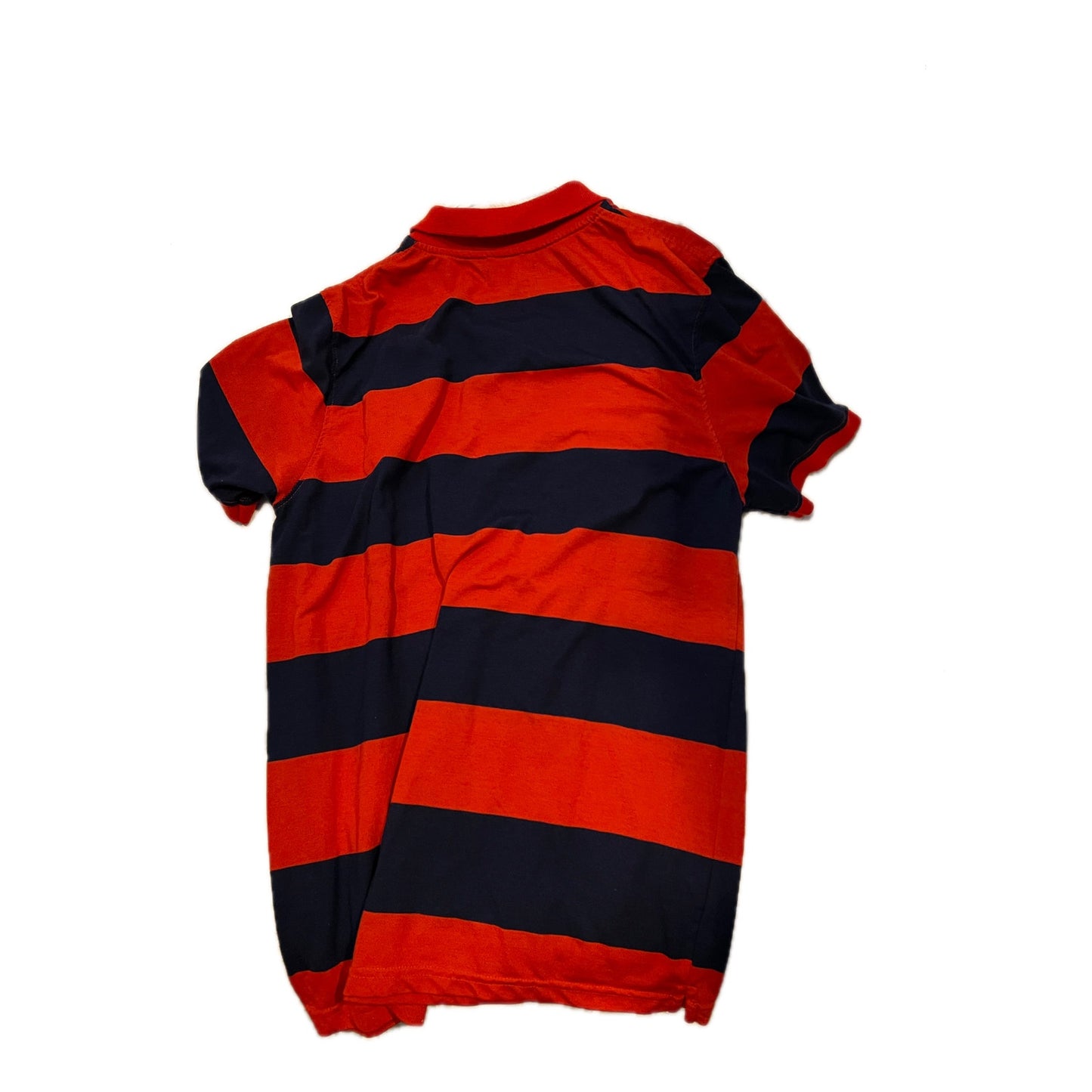 Cambridge Classics Red/Navy Stripe Golf/ Polo Shirt, Mens XL