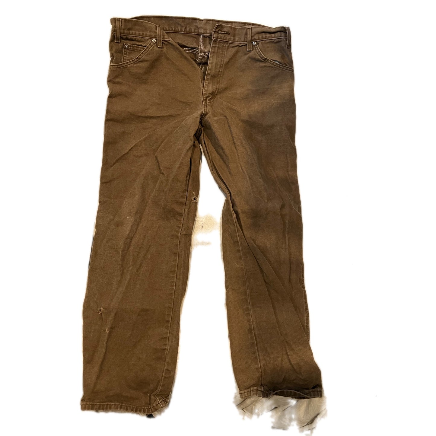 Pantalon de travail charpentier Dickies marron homme 38x30