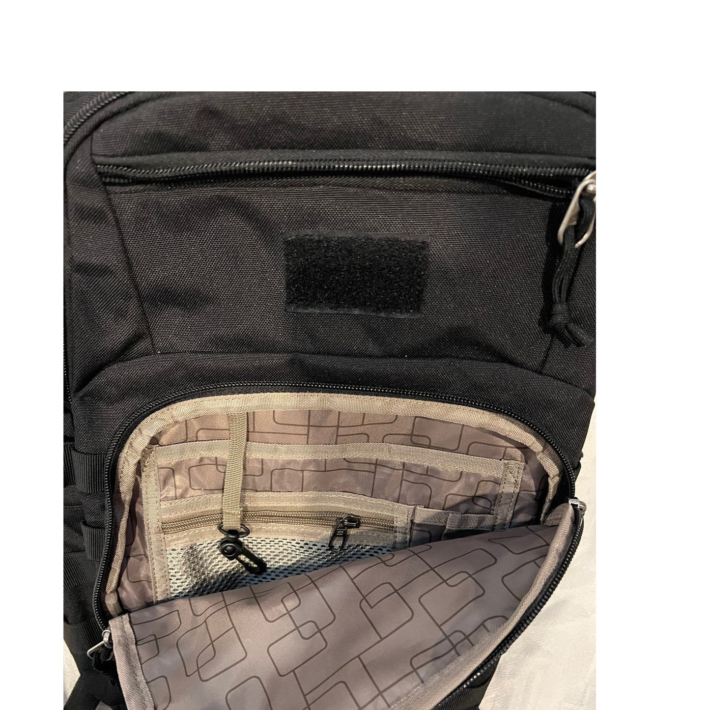 Black Tactical Like Black Computer Padded Backpack