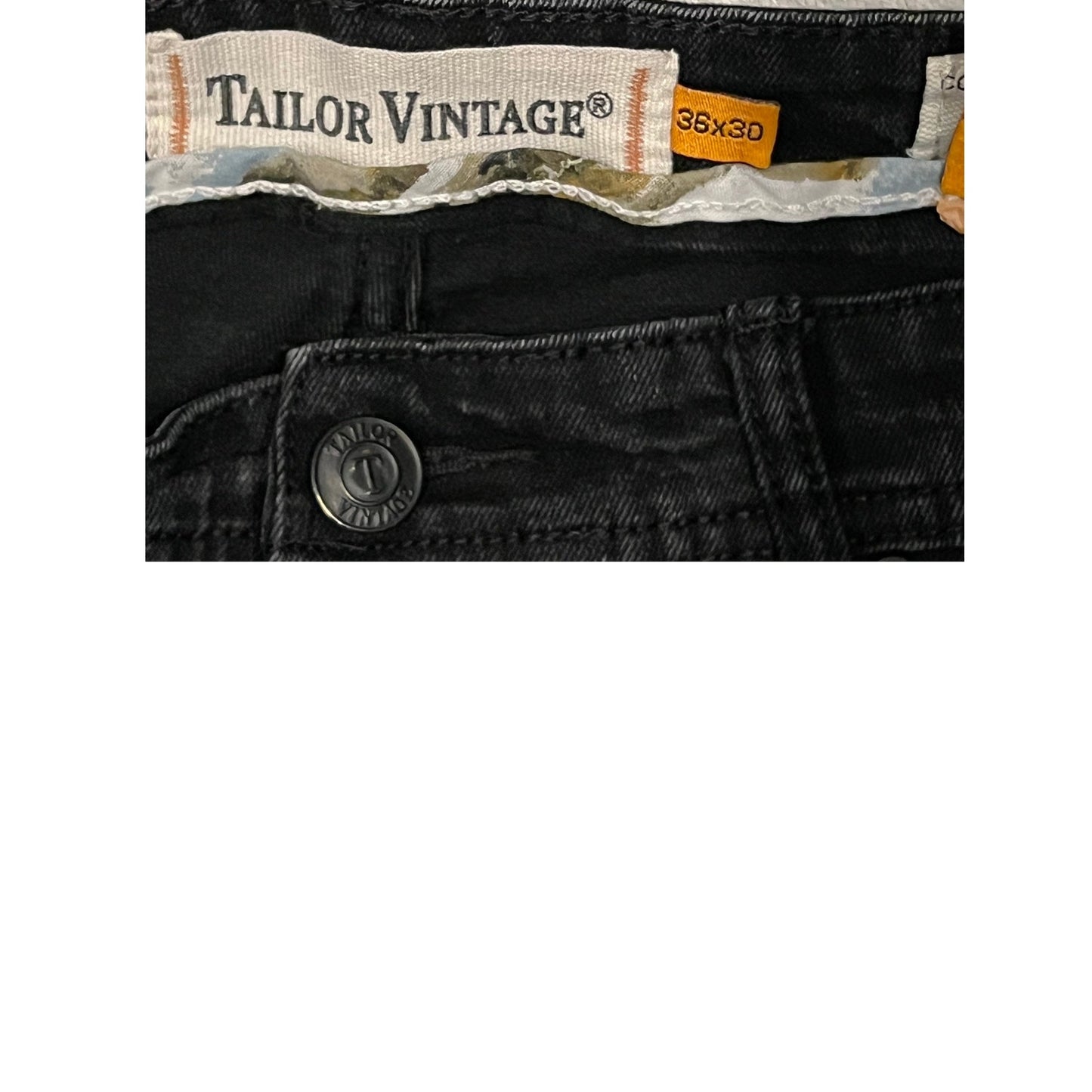 Tailor Vintage Connecticut Canaan Jeans ajustados para hombre, 36x30