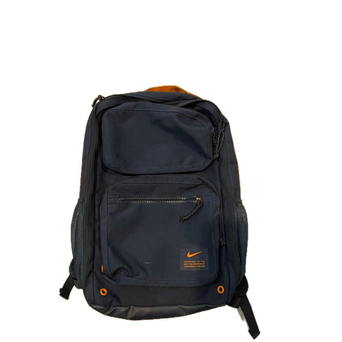 Nike Utility Speed Backpack Navy Blue Orange Black