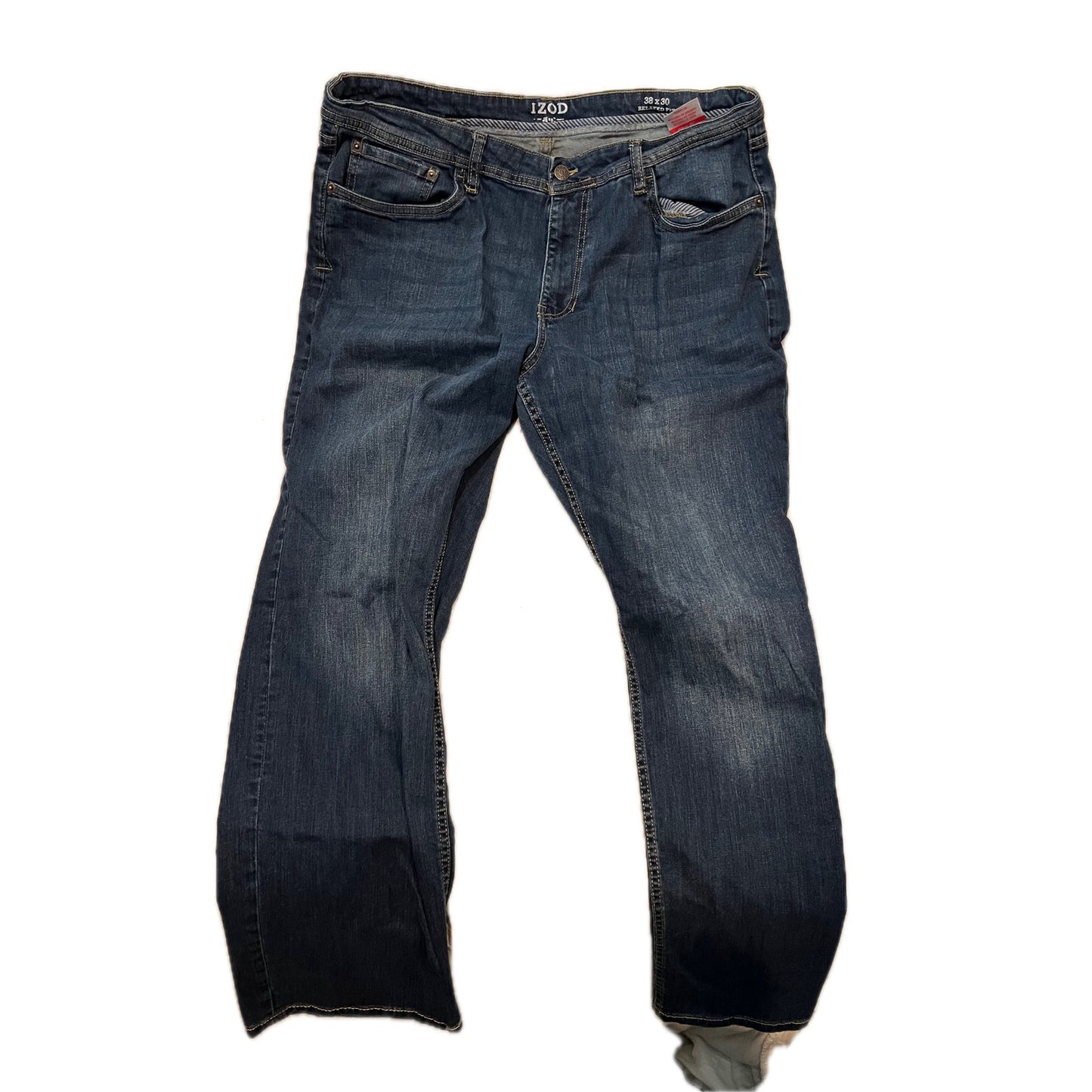 Izod Straight Fit Jeans Mens 38x30