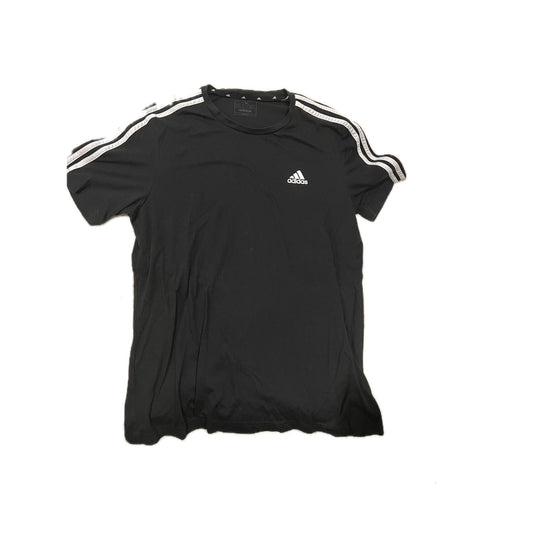 Adidas T-shirt noir à trois bandes homme taille M
