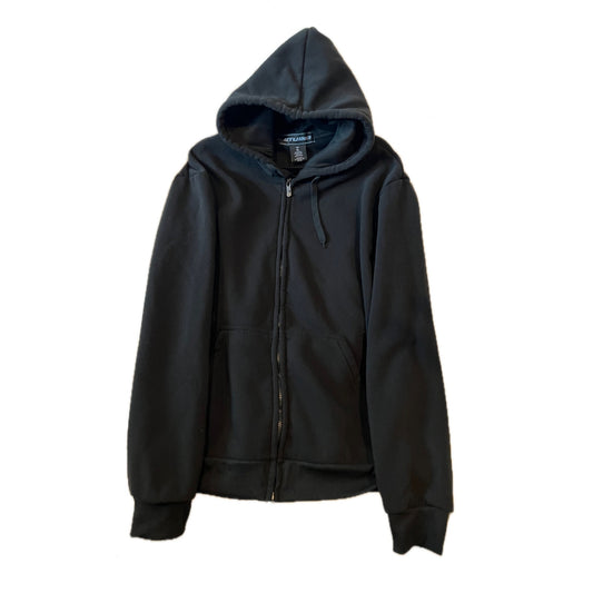 Studio Black Full Zip Hoodie Mens XL