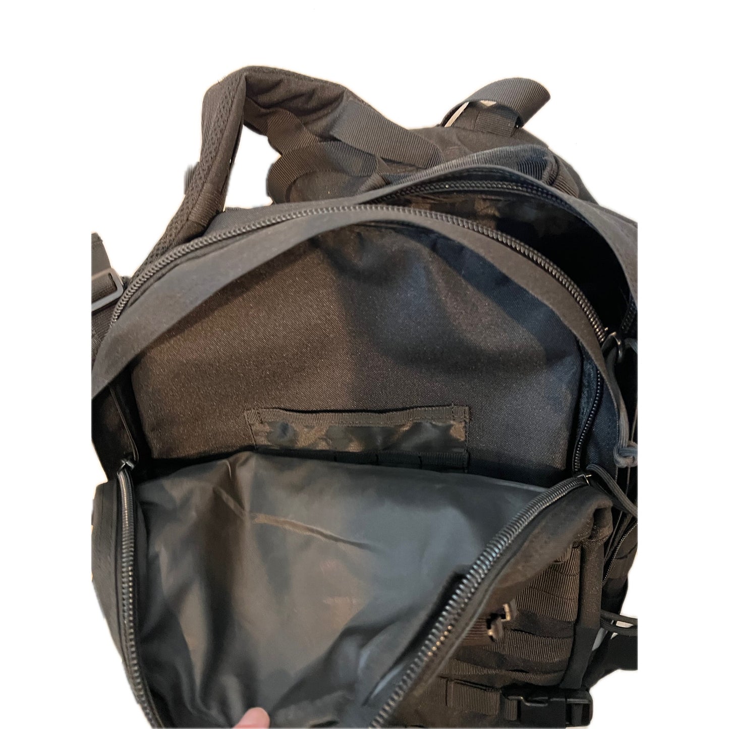 Sac à dos en toile Highland Tactical Roger XL Noir