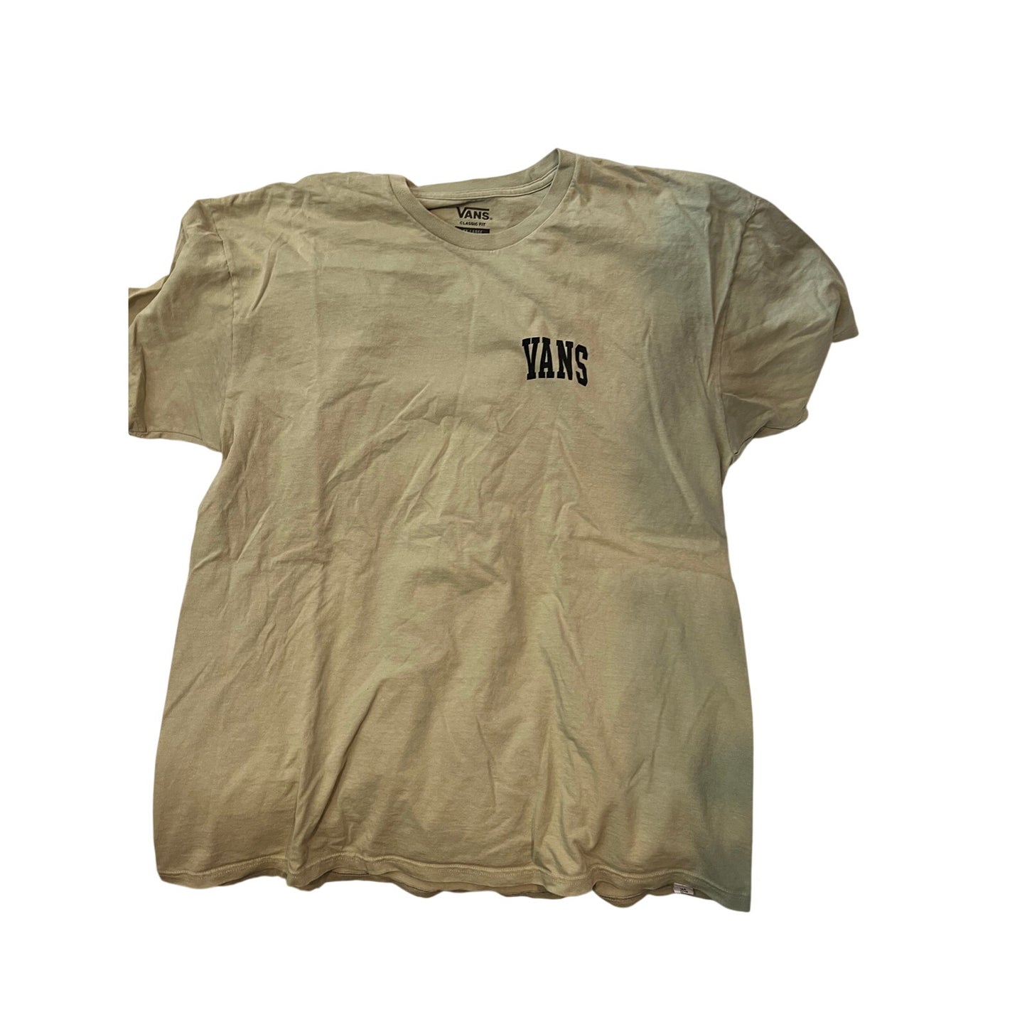 T-shirt Vans Off The Wall beige homme XXL