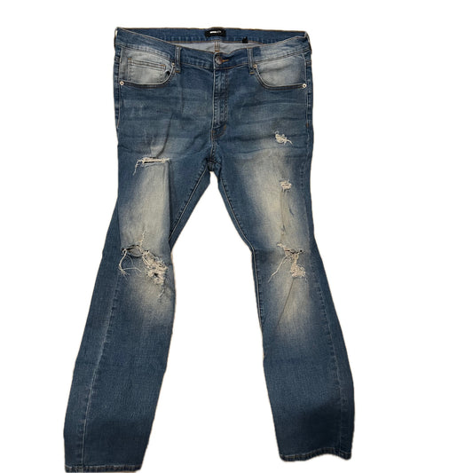 Fashion Nova Men Tapered Fit Distressed Jeans Mens 36x31