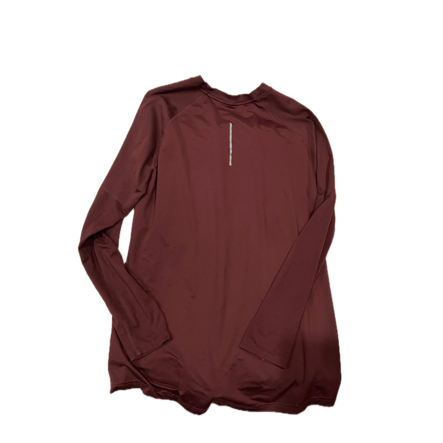 Nike Dri-Fit Burgundy Long Sleeve Shirt Mens L