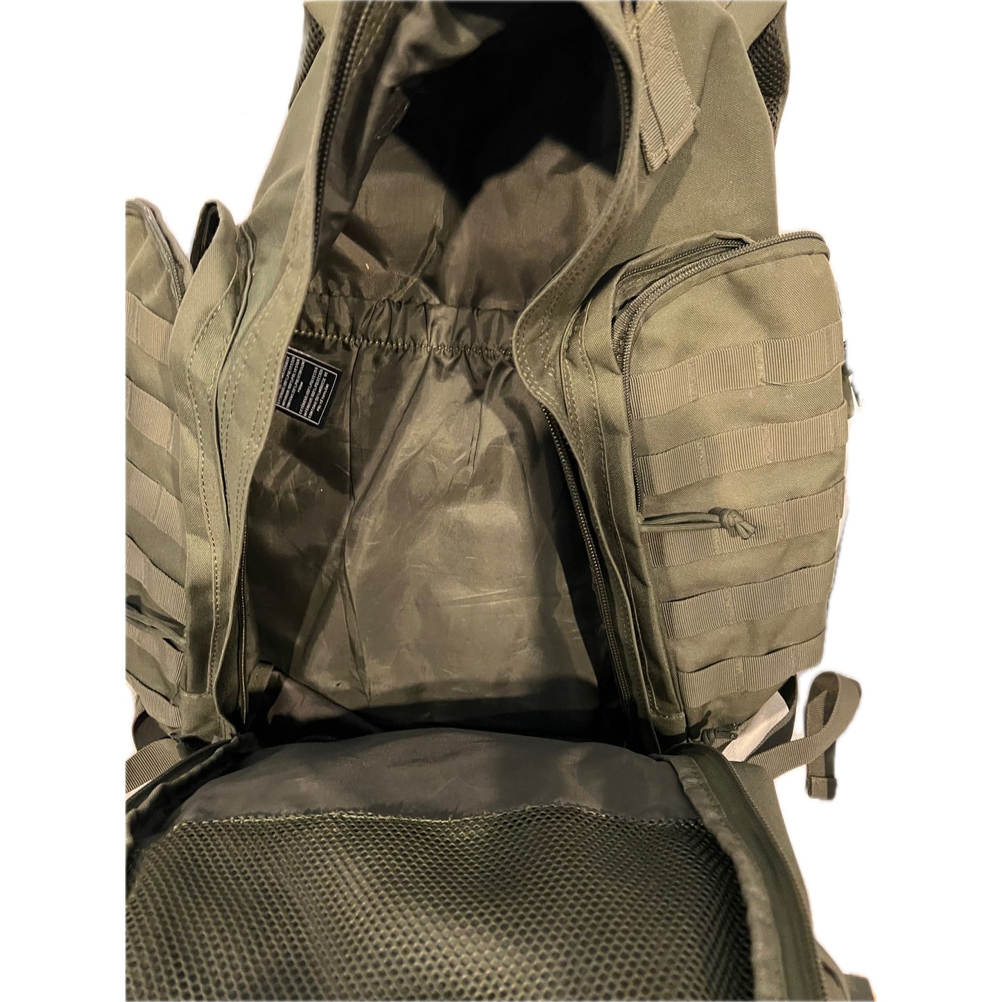 Highland Tactical Green Backlash Canvas Backpack XL