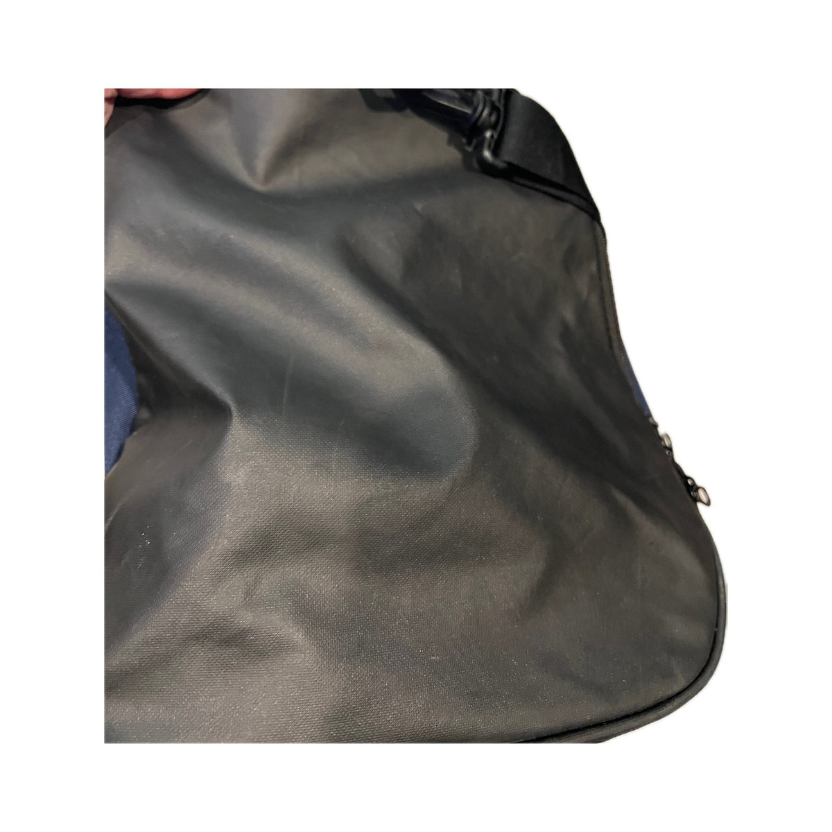 Nike Brasilia 9.5 Blue Black Medium 60L Duffel Gym Bag
