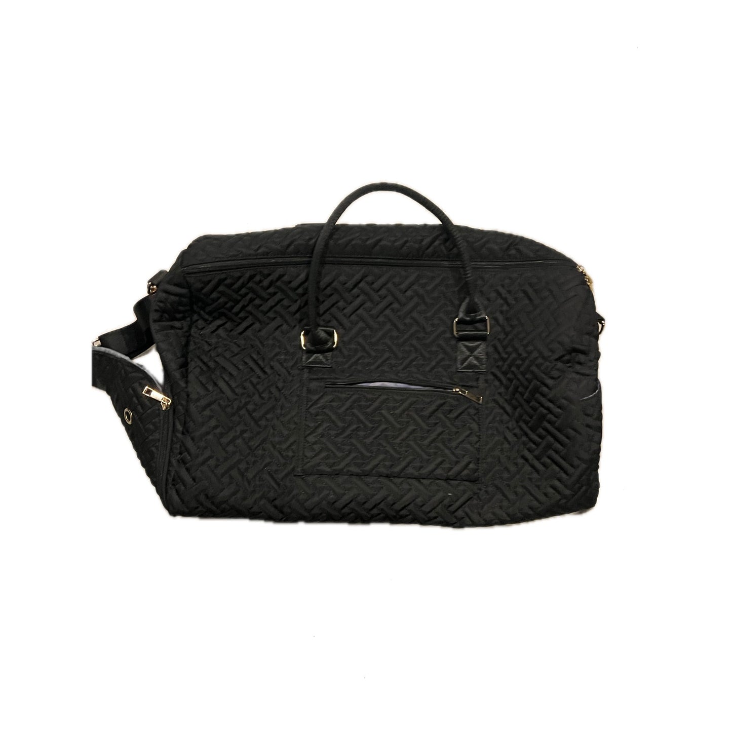 Baverge Travel Weekender Bag 20"x12"x10" Black Duffel Bag
