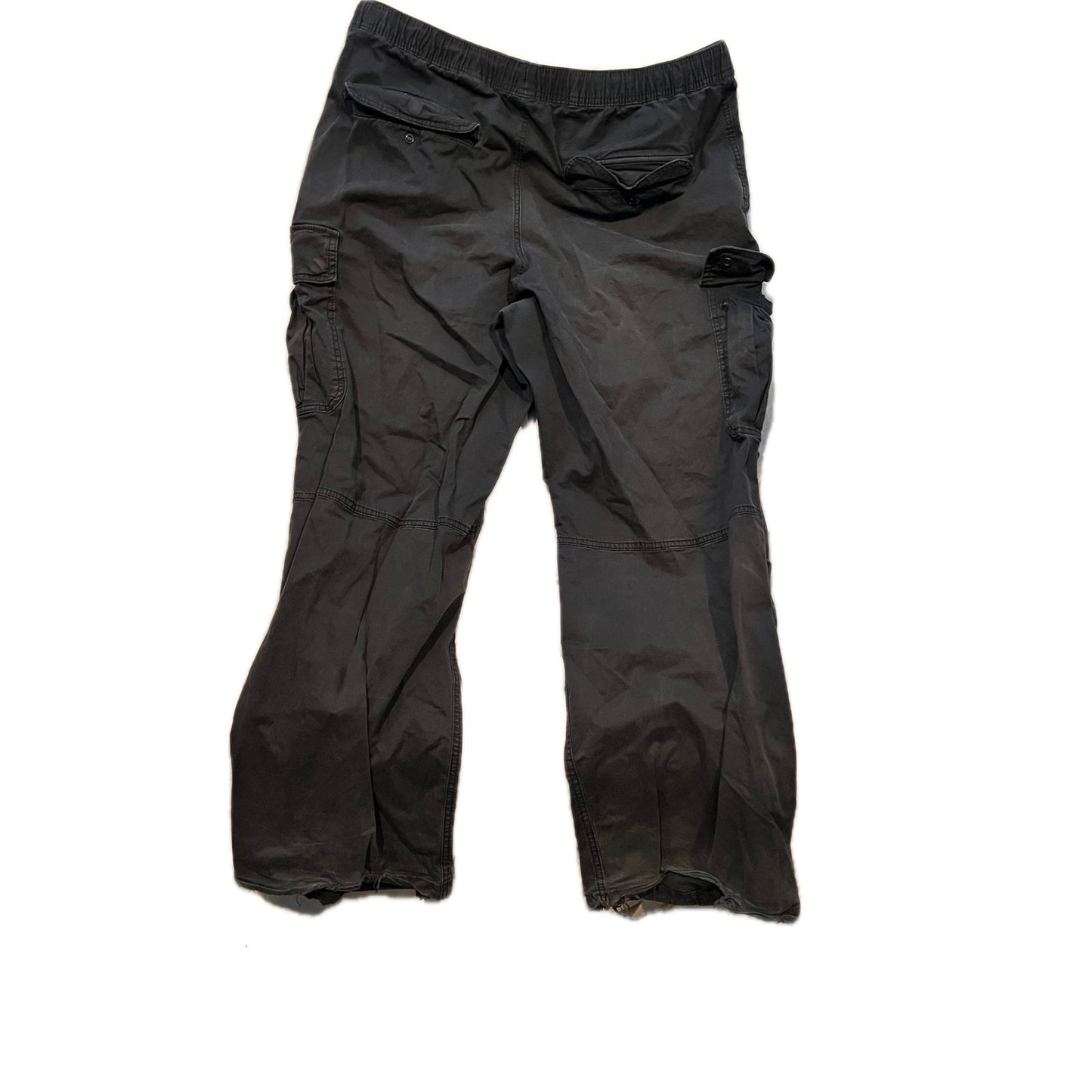 H&M Pantalon cargo Gris/Noir Coupe ample Homme 36x30