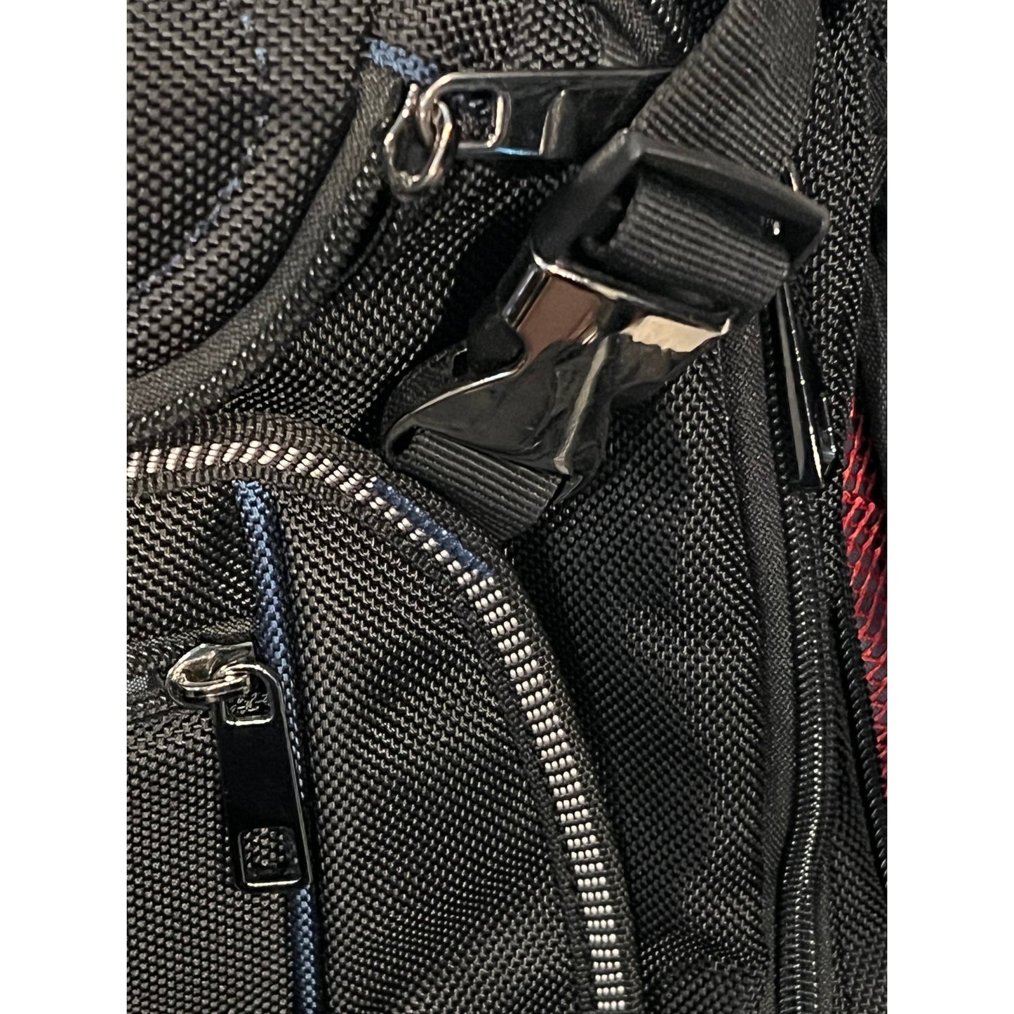 No Label Gaming Heavy Duty Backpack Black w Gray Lining