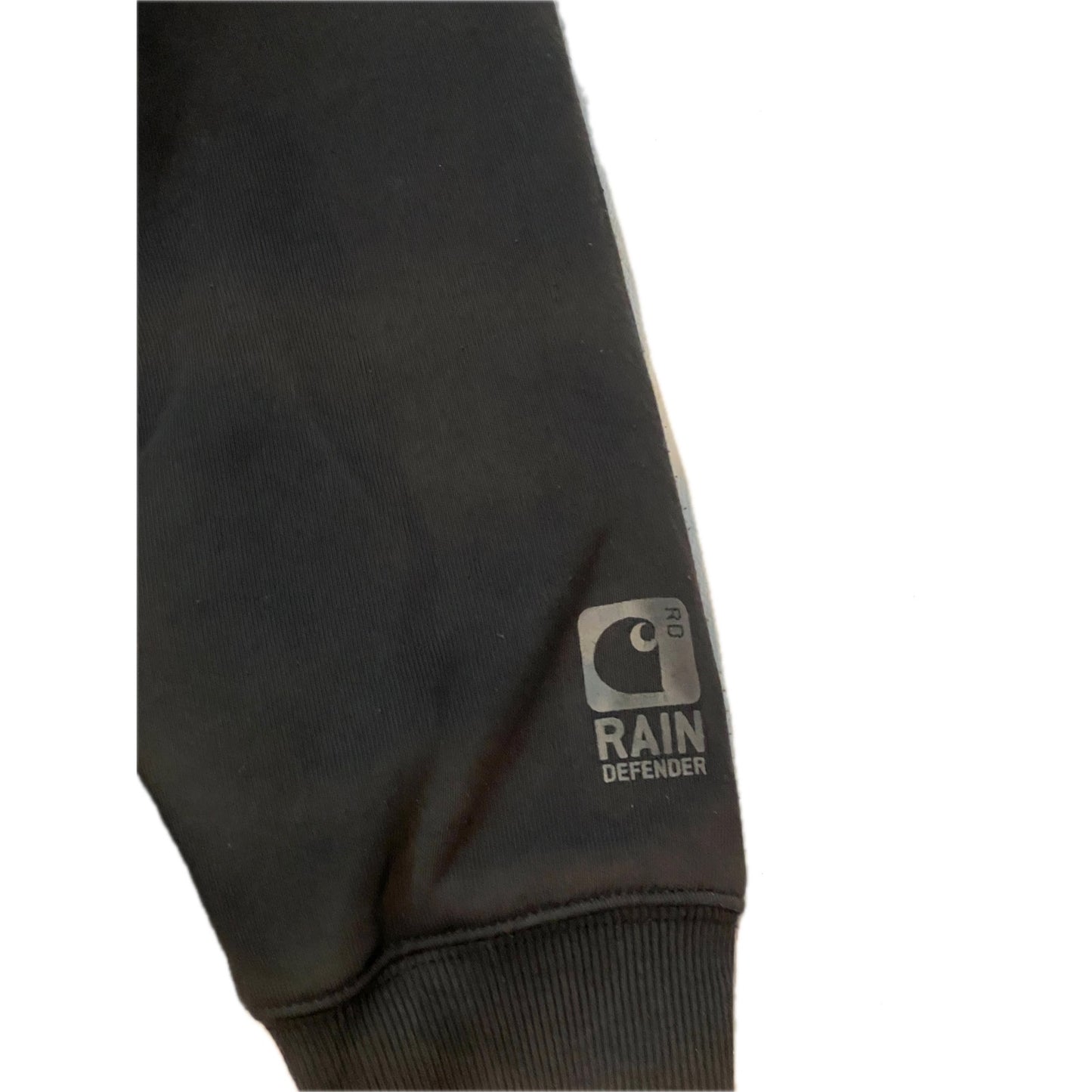Carhartt Veste à Capuche Zippée Isolée Imperméable Noire Homme Taille L
