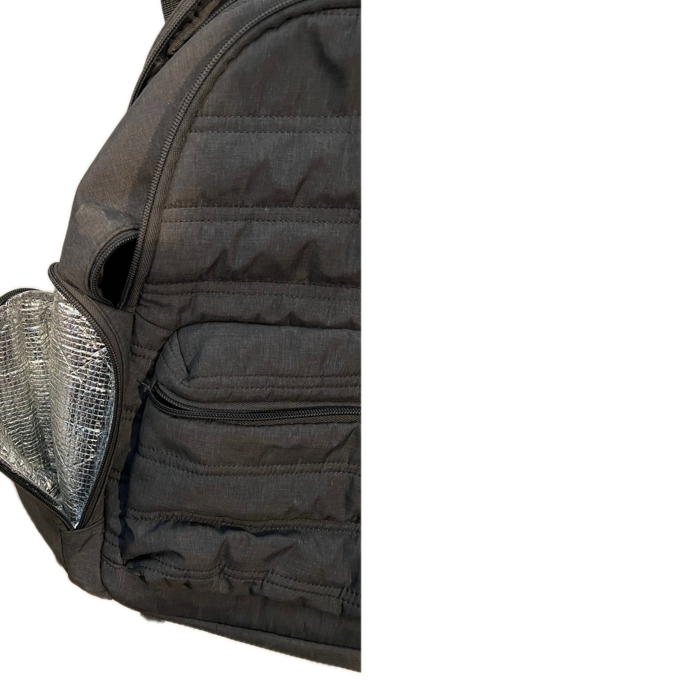 Eddie Bauer Lost Lake Quilted Diaper Backpack - Gray