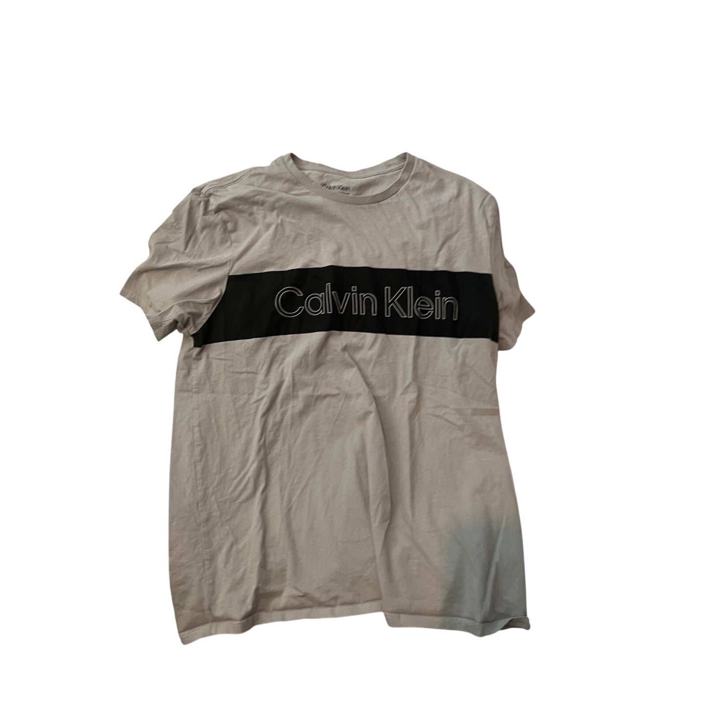 T-shirt Calvin Klein Gris Noir Homme Taille L