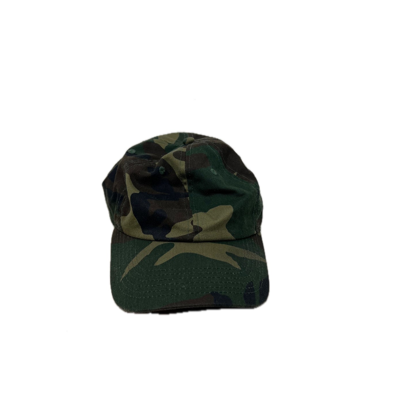 Gorra de béisbol ajustable de camuflaje verde caqui