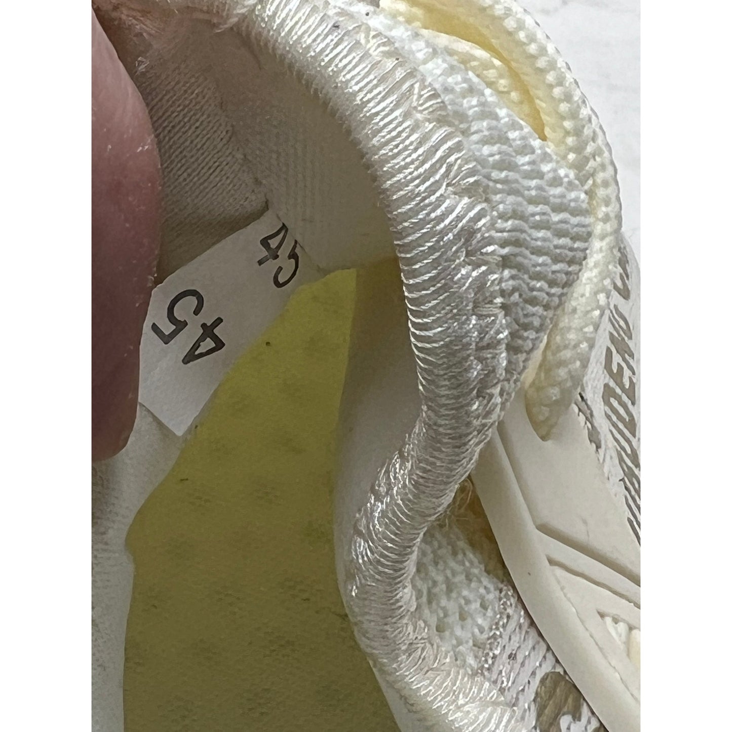 Just So So White on White Running Shoes Mens 11