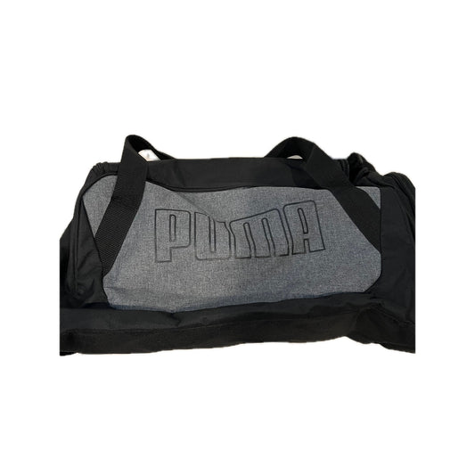 Puma Training Black Gray Duffel Bag 20"x12"x10"