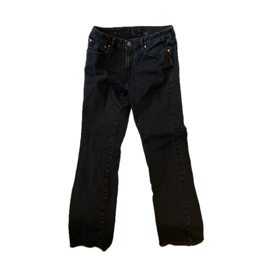 American Eagle Slim Straight Black Jeans Mens 33x34